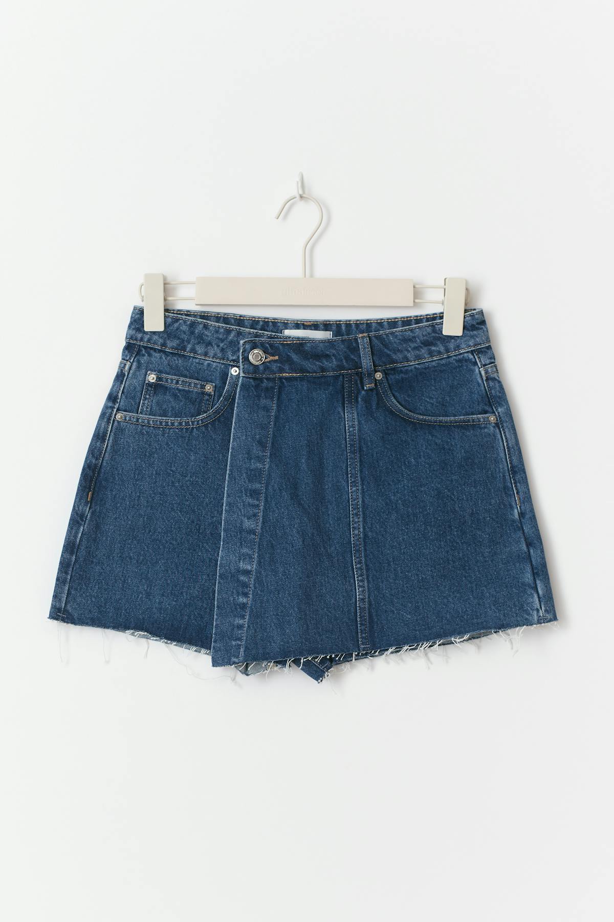 Resort denim skort - Mid blue
