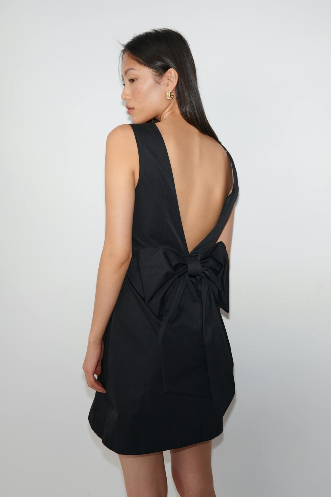Bow dress - Noir