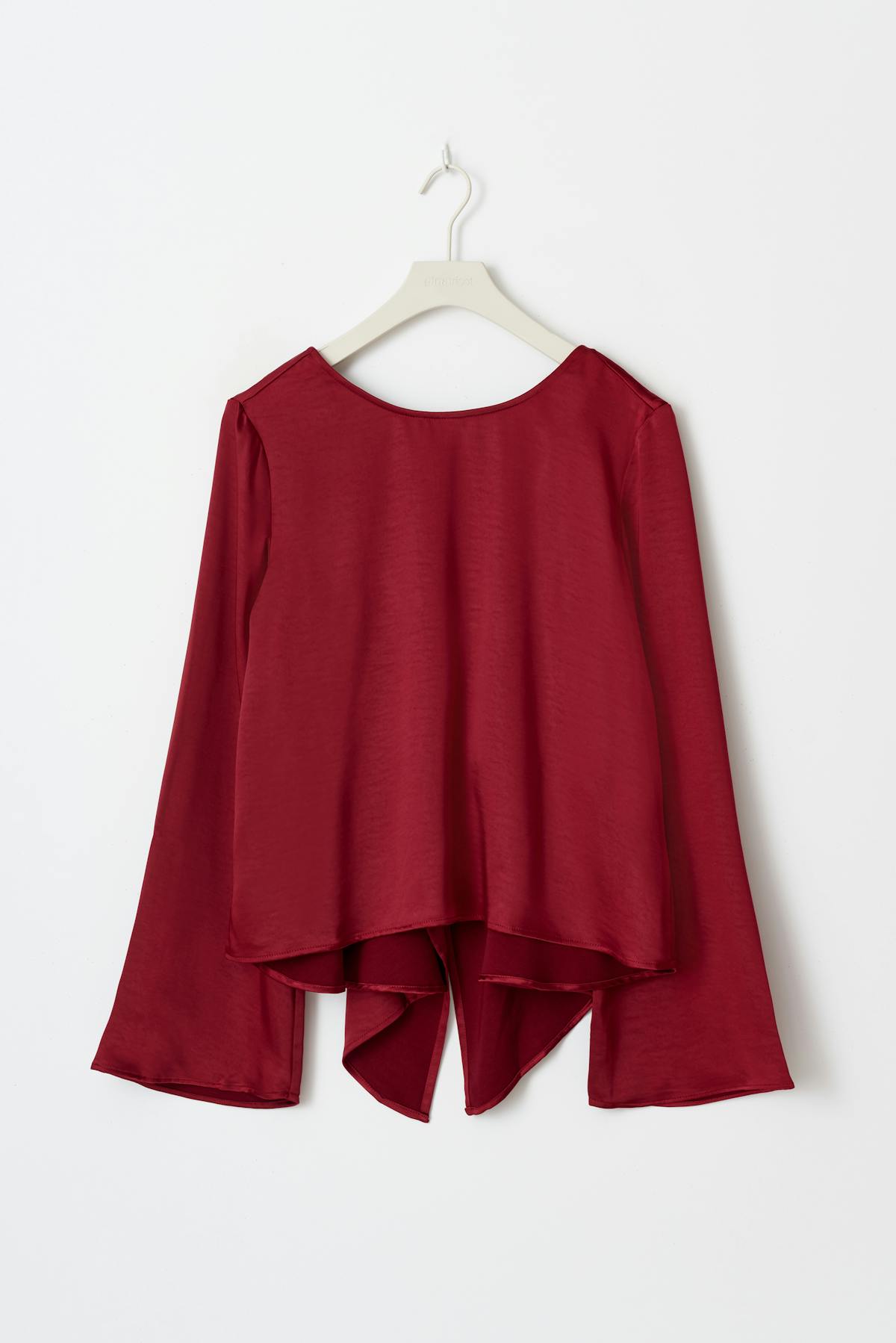 Satin blouse - Noir