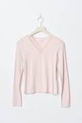 Y lace top - Ballet slipper