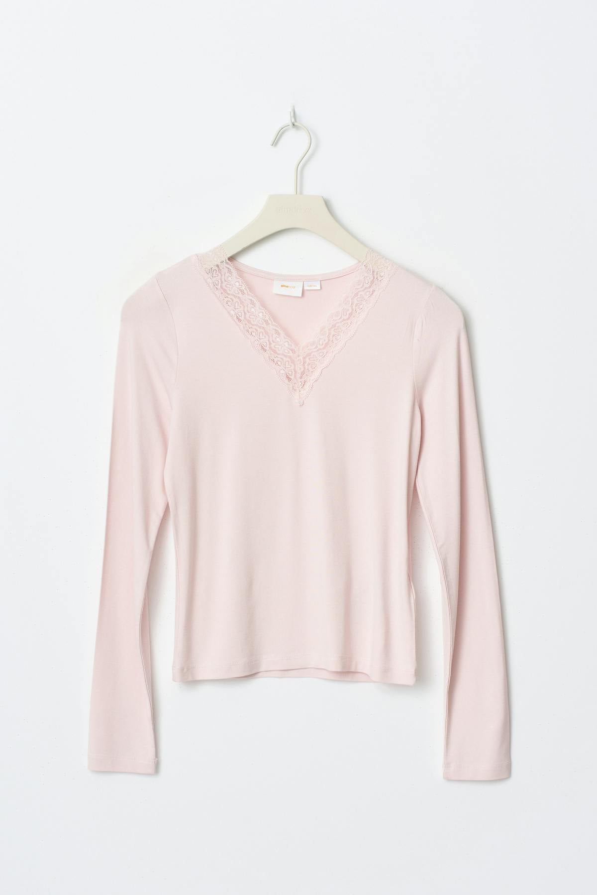 Y lace top - Ballet slipper
