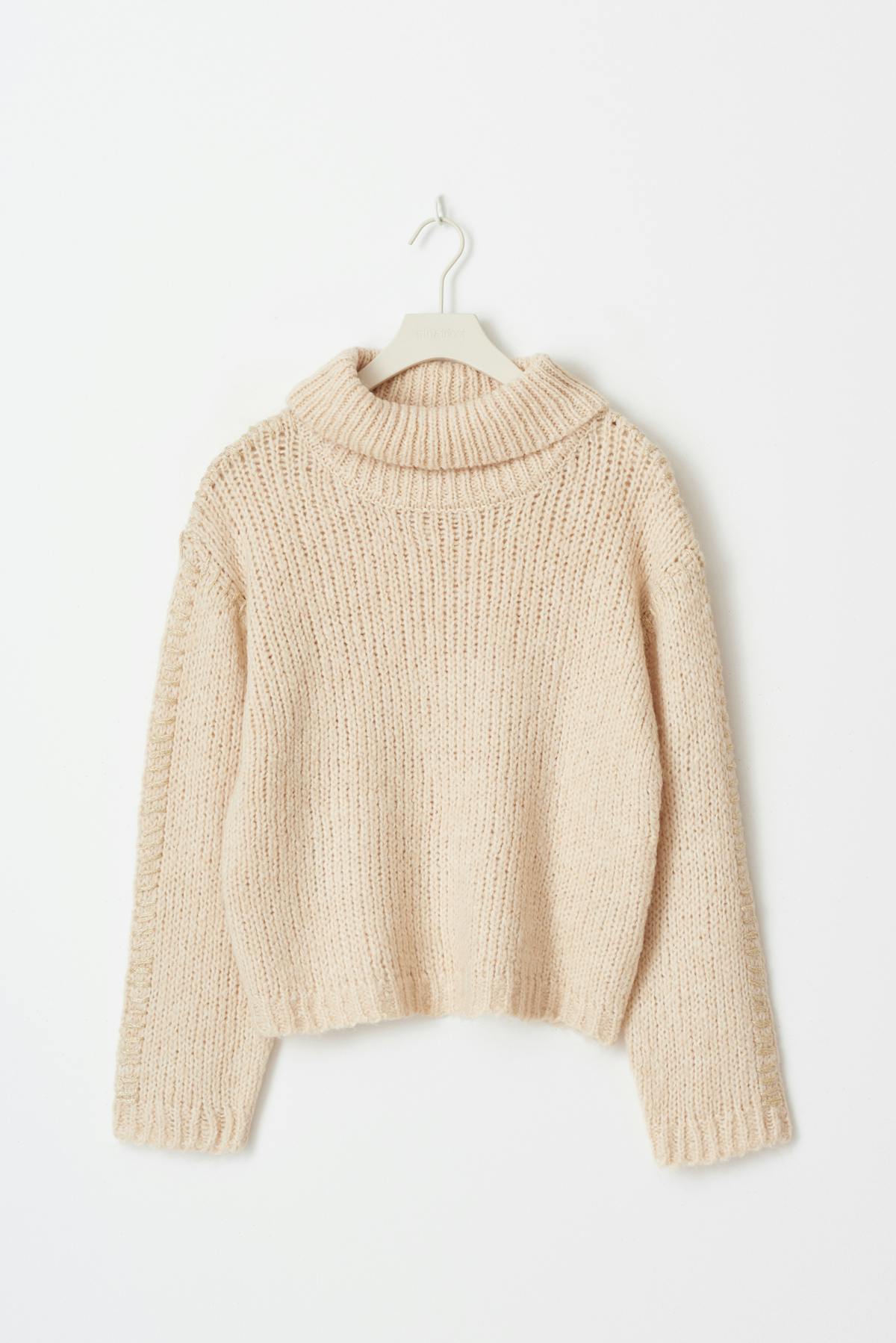 Y stitch sweater - Creme