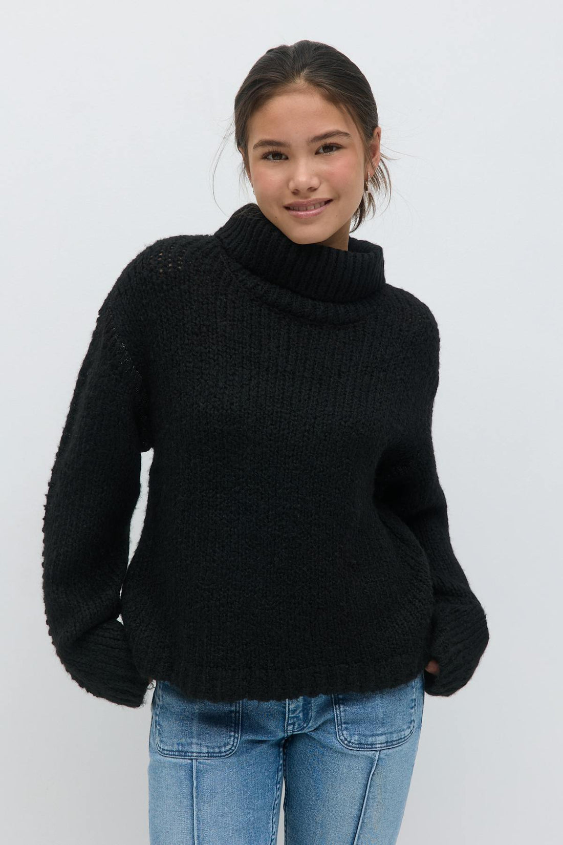Y stitch sweater - Noir