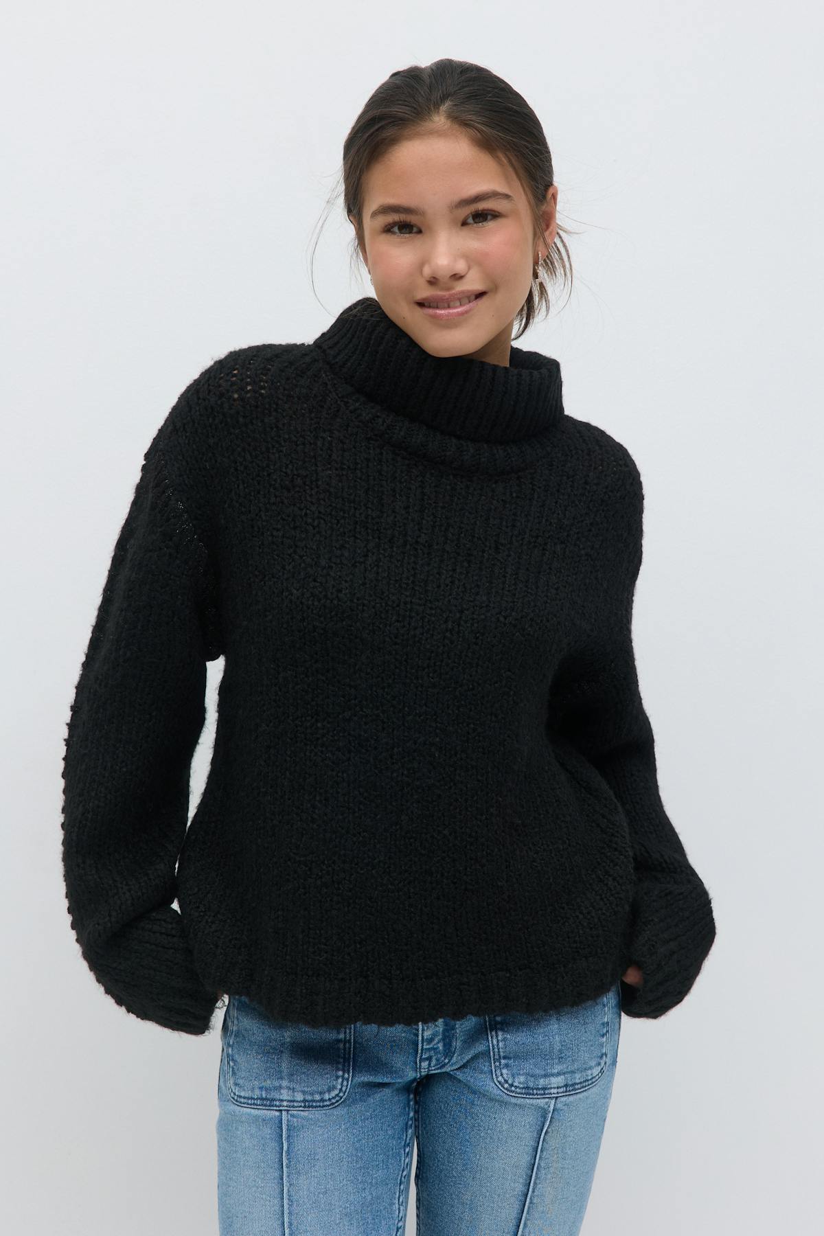 Y stitch sweater - Noir