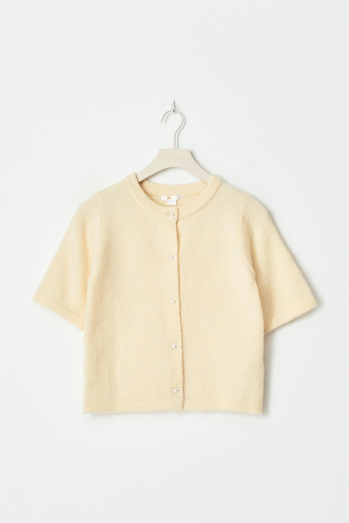 Y knitted cardigan - Vanilla