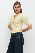 Knitted cardigan - Greymelange