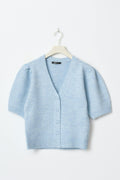 Knitted cardigan - Greymelange