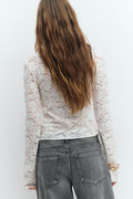 Lace top - Jaune clair