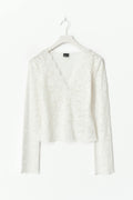 Lace top - Jaune clair