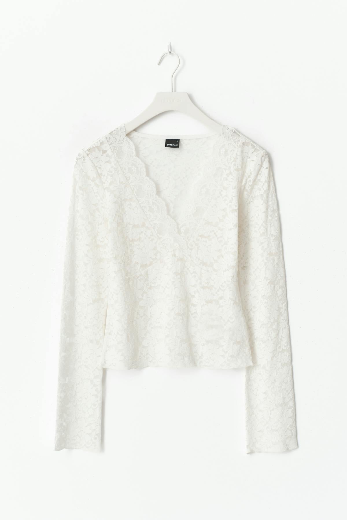 Lace top - Jaune clair