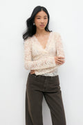 Lace top - Bordeaux