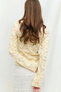 Lace top - Haute red