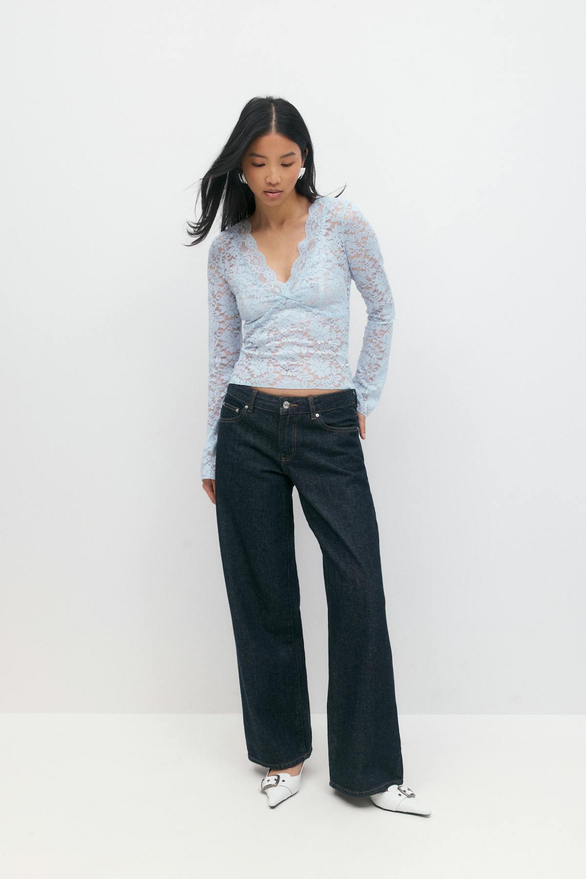 Lace top - Bouquet flower
