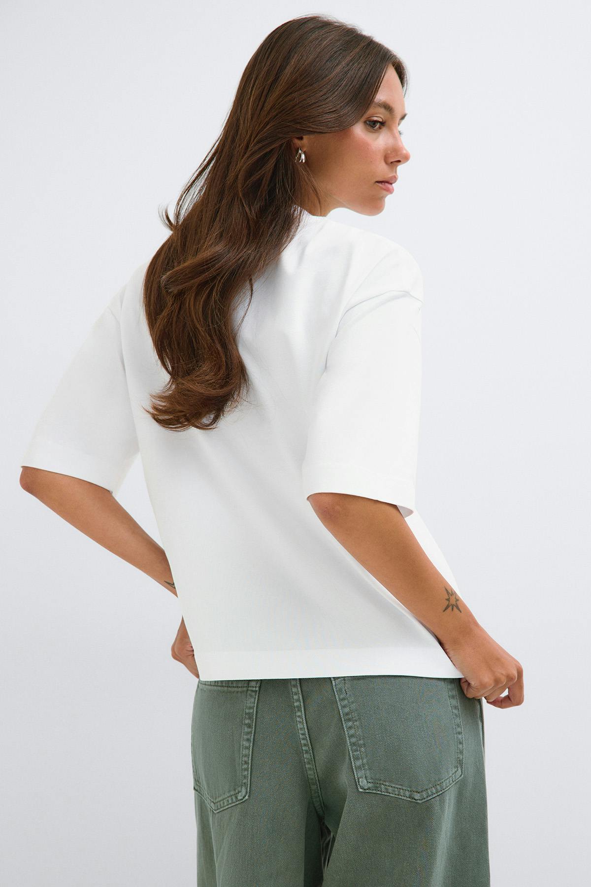 Perfect boxy tee - Offblack