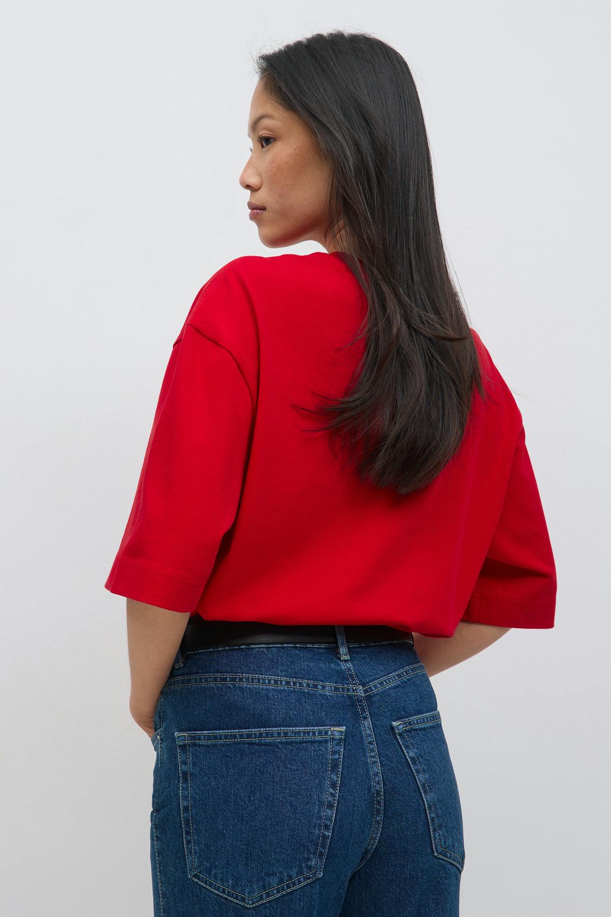 Perfect boxy tee - Aloe wash