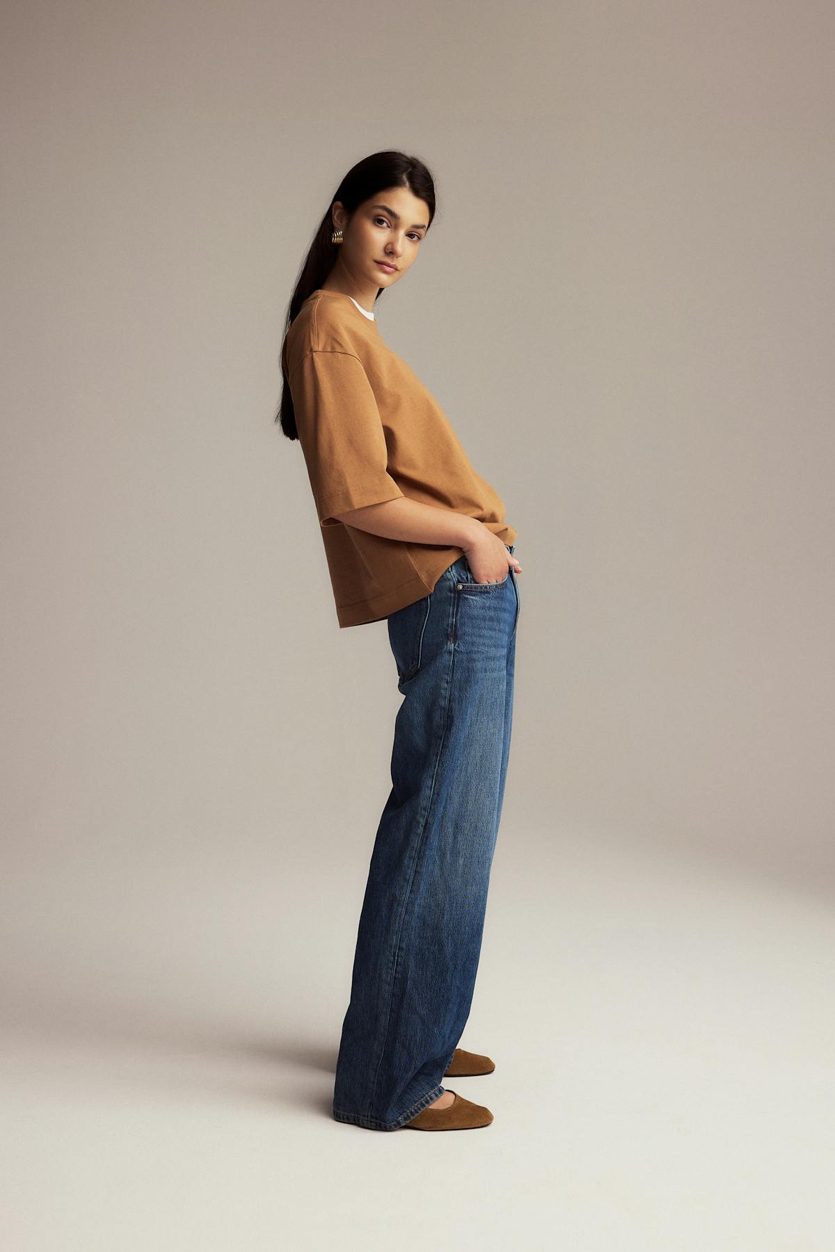 Perfect boxy tee - Multi stripe