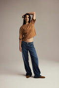 Perfect boxy tee - Multi stripe