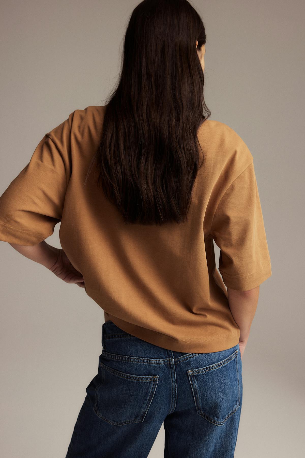 Perfect boxy tee - Multi stripe