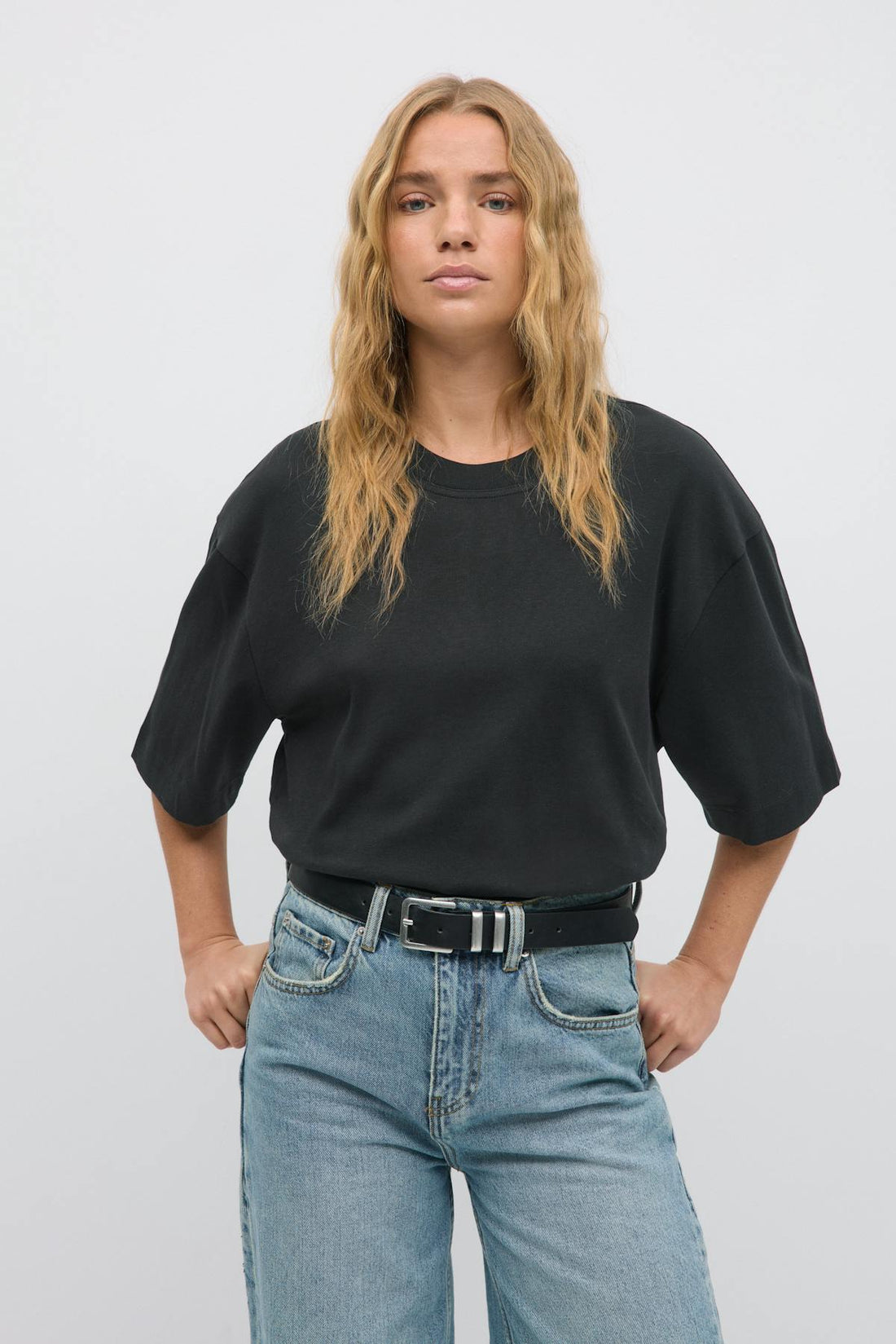 Perfect boxy tee - Offblack