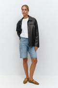 Denim jorts - Mid blue