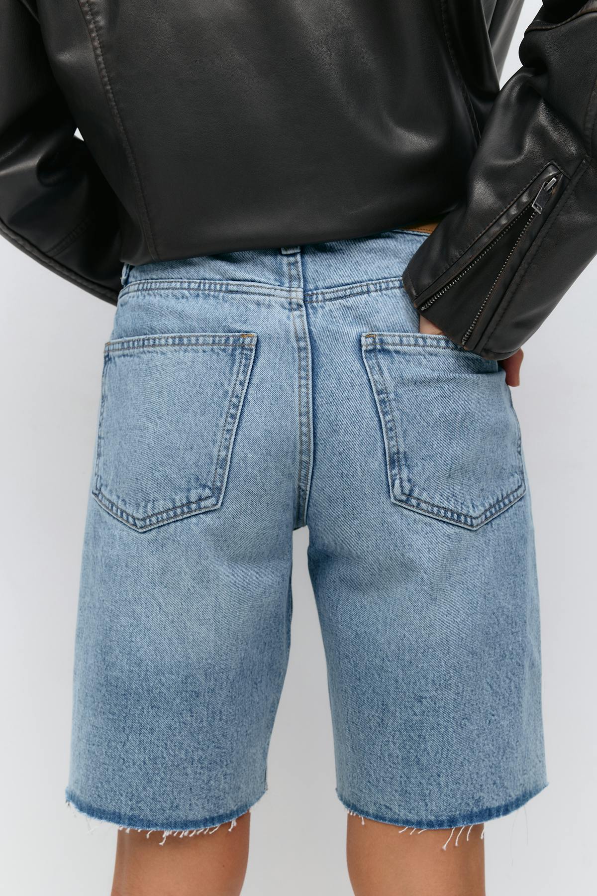 Denim jorts - Mid blue