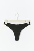 Embroidery bikini brazilian - Noir
