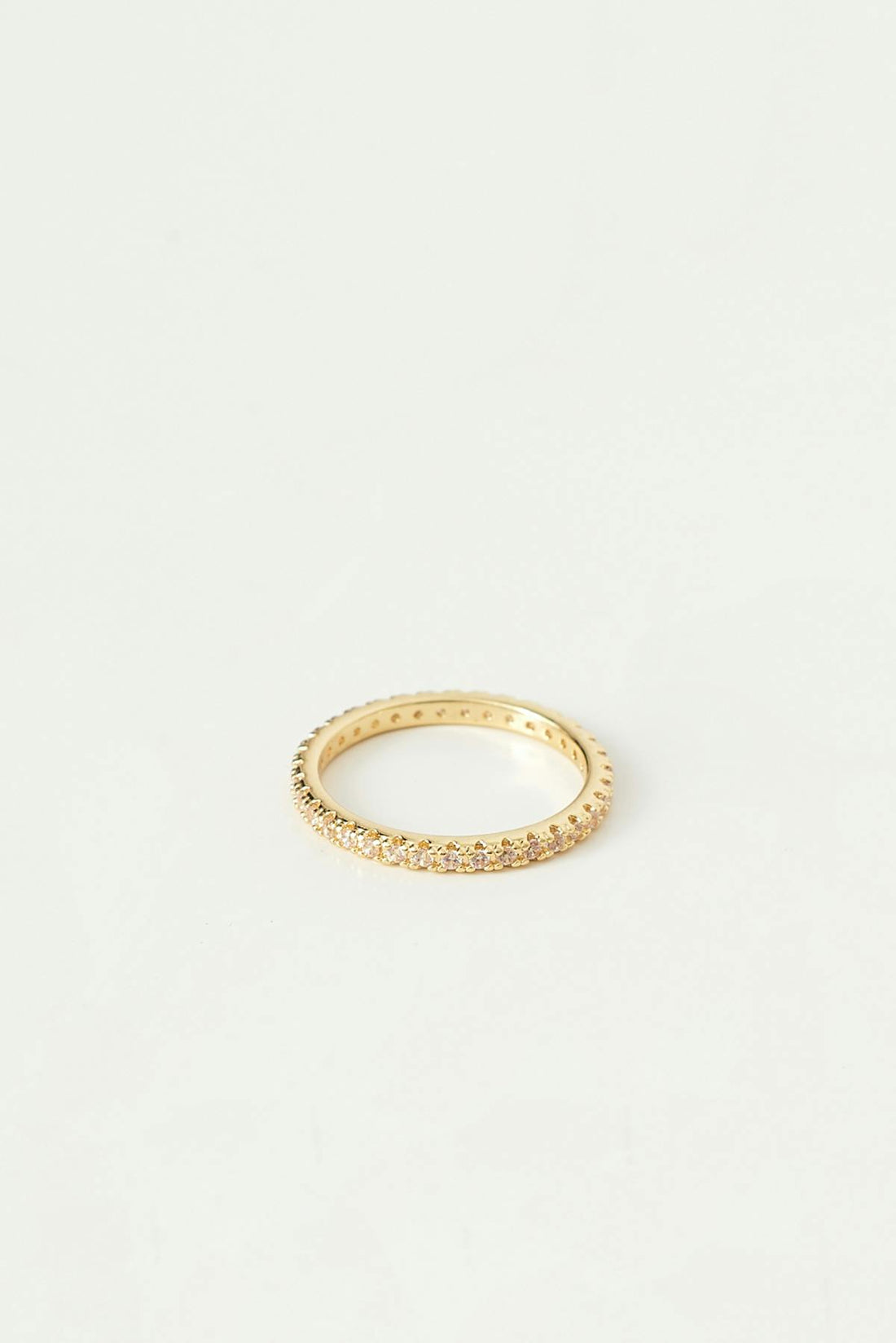 Pave ring - Doré