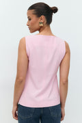 Tailored boatneck vest - Noir