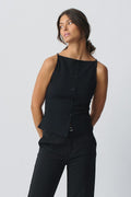 Button down top - Greymelange