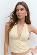 Soft touch halterneck top - Java