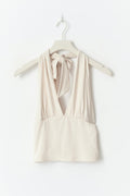 Soft touch halterneck top - Java