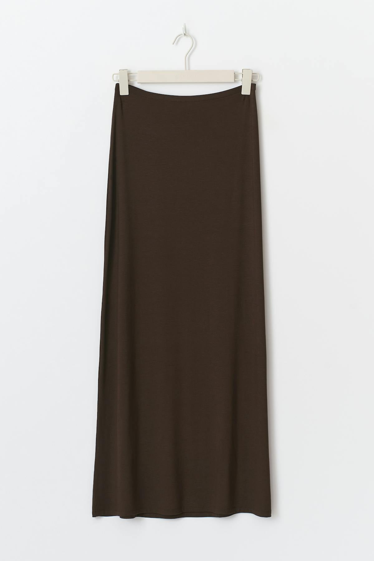 Soft touch maxi skirt - Almond oil