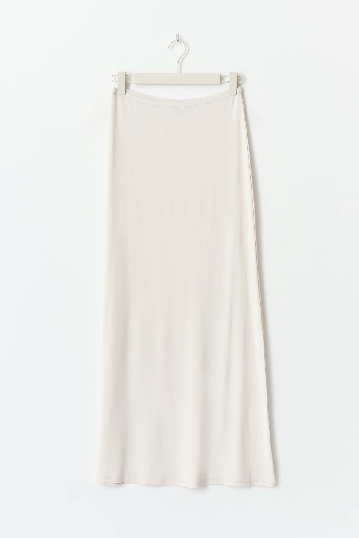 Soft touch maxi skirt - Almond oil