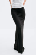 Soft touch maxi skirt - Noir