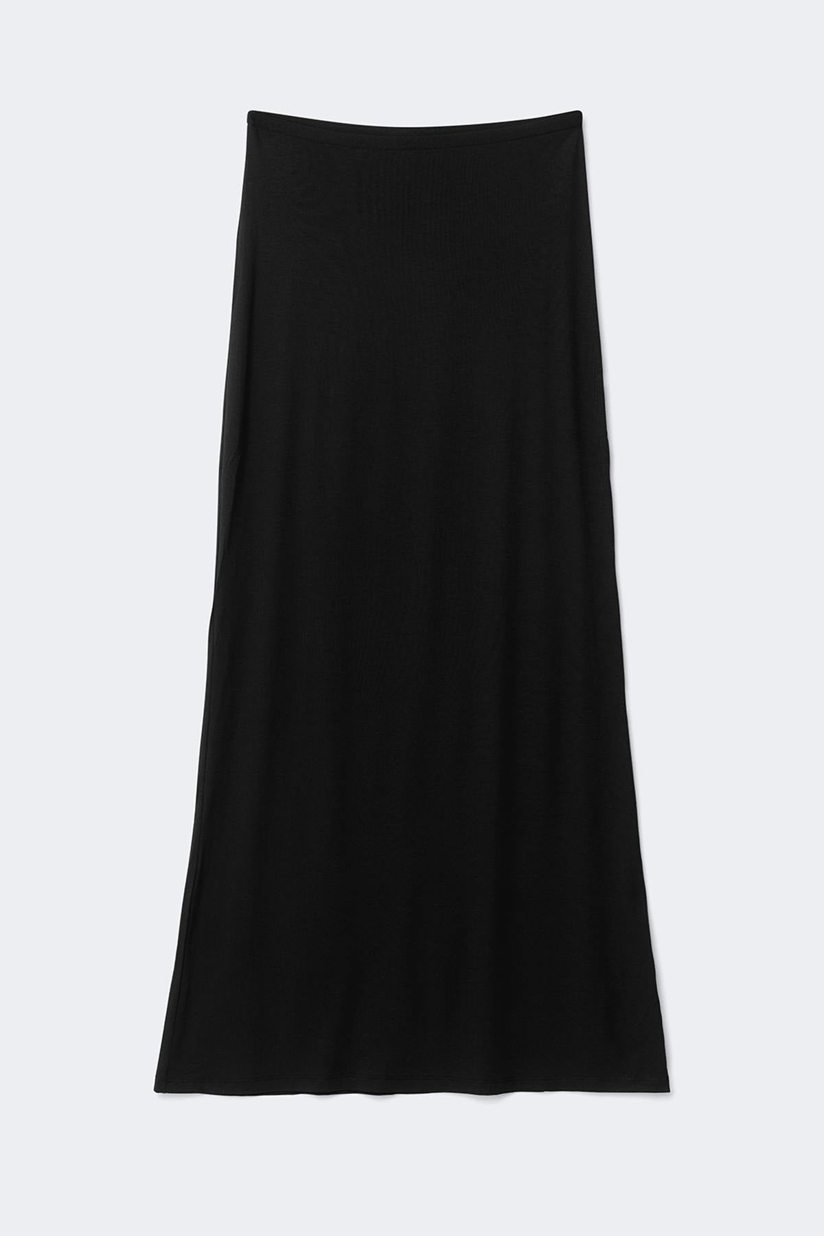Soft touch maxi skirt - Noir