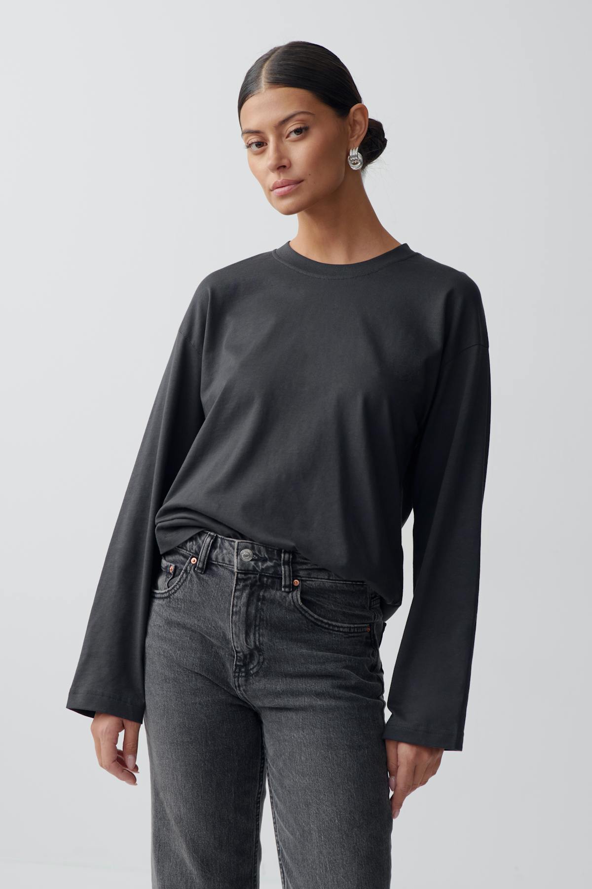 Long sleeve tee - Blanc cassé