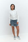 Y lightweight rib jacket - Creme