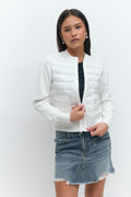 Y lightweight rib jacket - Creme