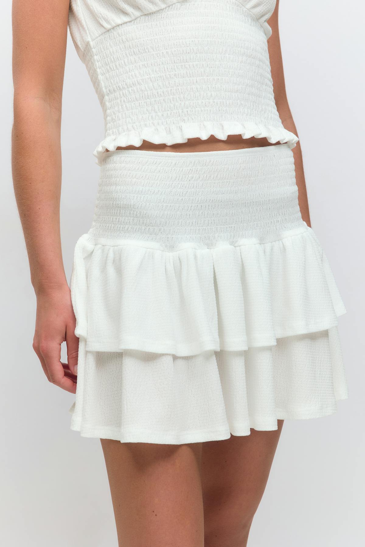 Frill skirt - Noir