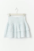 Frill skirt - Blue paisley