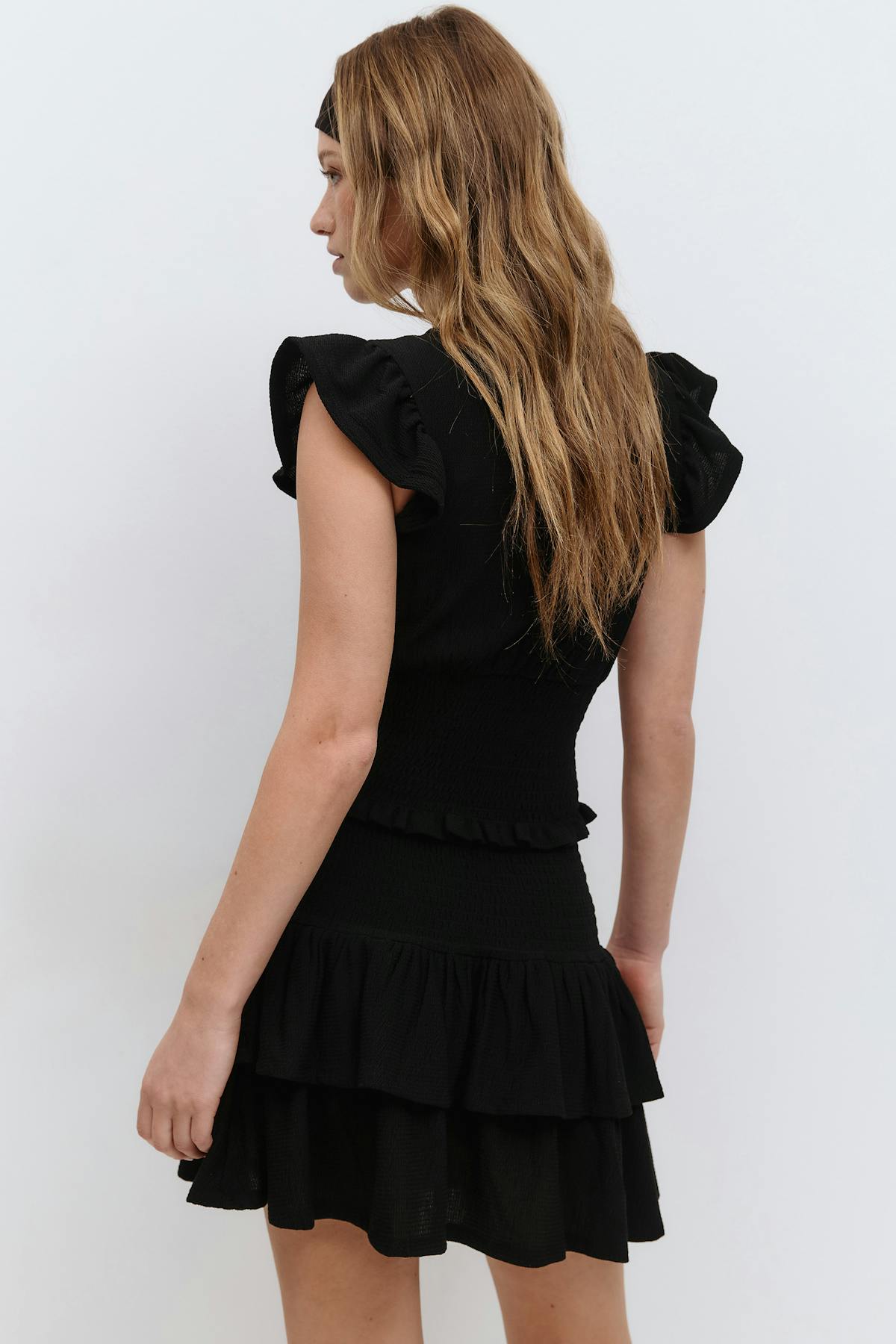 Frill skirt - Noir