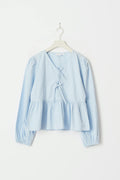 y puff sleeve blouse - Bleu clair