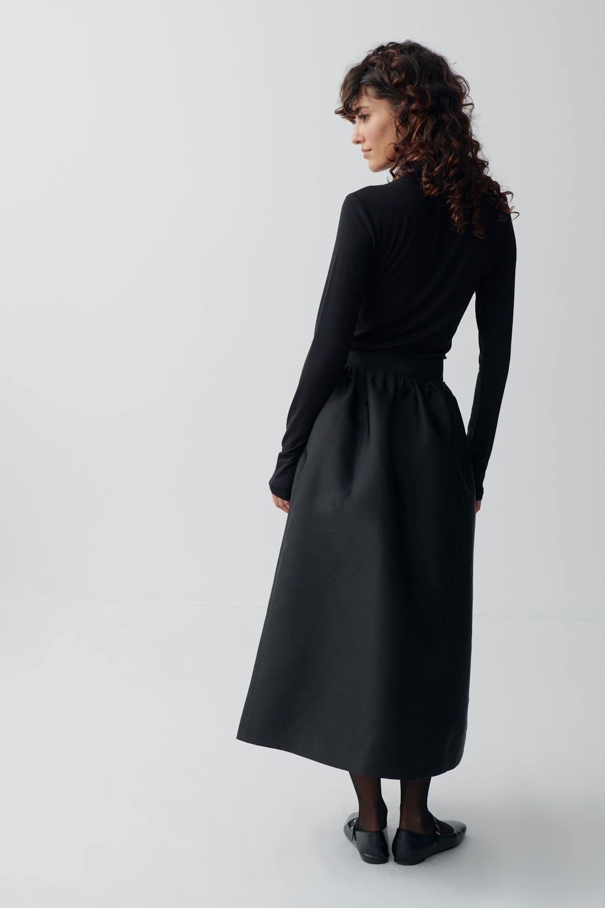 Midi skirt - Noir