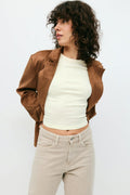 Basic tight top - Oxford tan