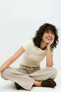 Basic tight top - Shrinking violet