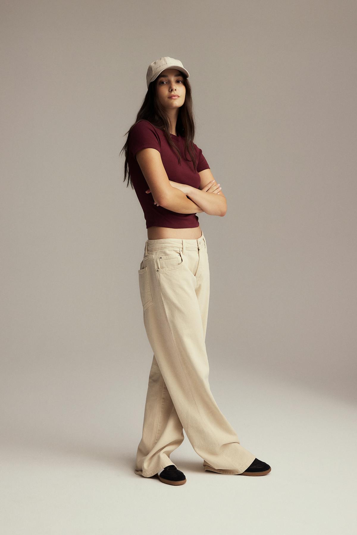 Basic tight top - Shrinking violet