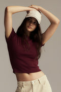 Basic tight top - Shrinking violet