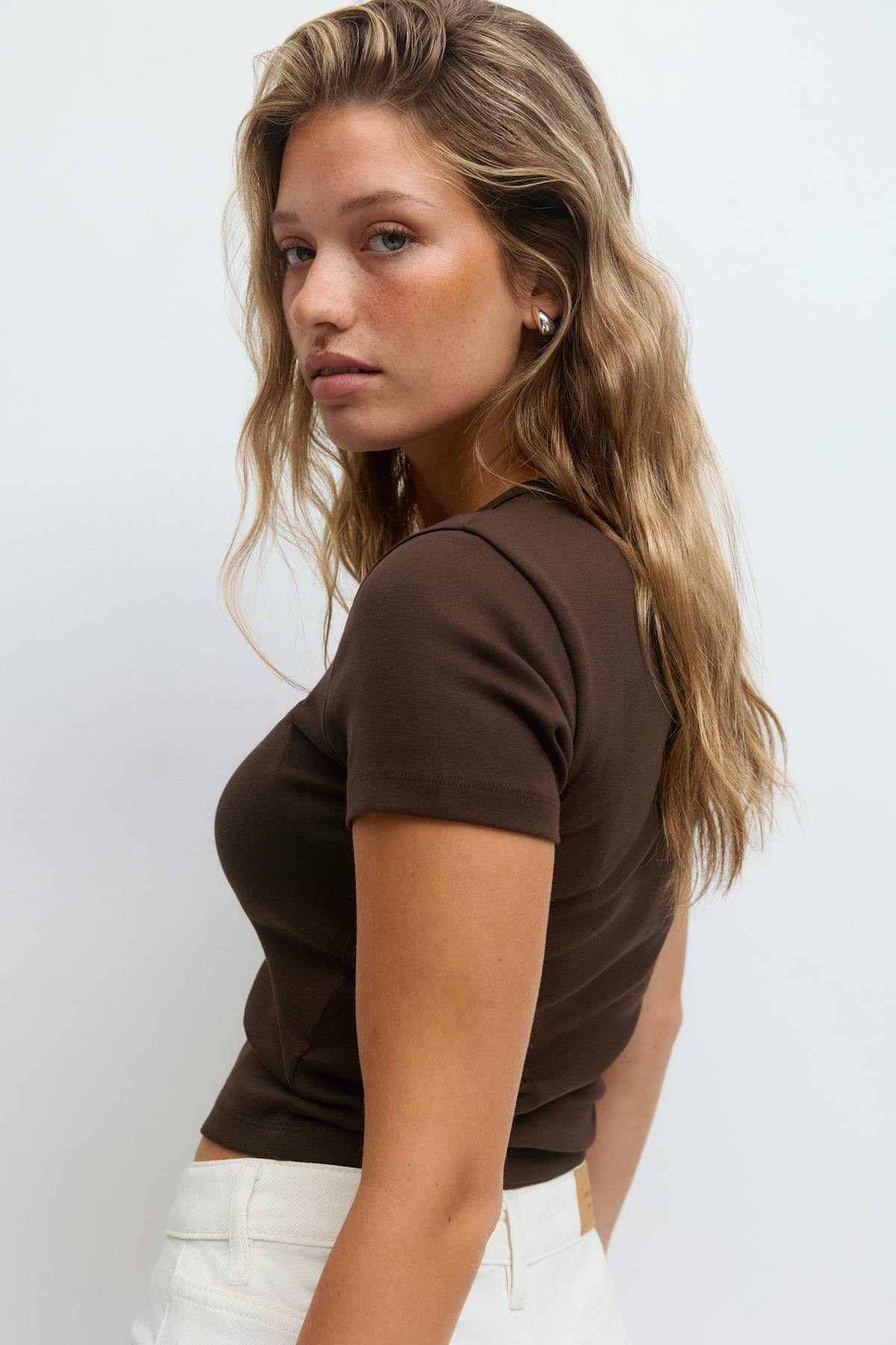 Basic tight top - Heather