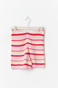 Knitted crochet shorts - Multicolore
