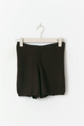 Knitted crochet shorts - Multicolore